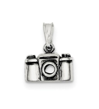 Top 10 Jewelry Gift Sterling Silver Antiqued Camera Charm - CE11MA47KYT