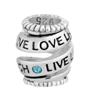Locket Sterling Silver Birthstone Bracelet in Women's Charms & Charm Bracelets