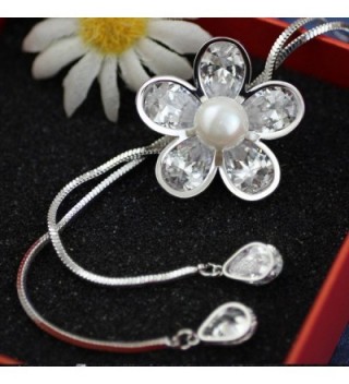 Merdia Created Crystal Simulated Necklace