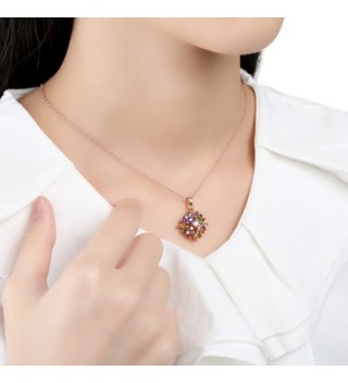 BISAER Plated Flower Zirconia Jewelry in Women's Jewelry Sets