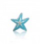 Bling Jewelry Sterling Silver Blue Starfish Nautical Animal Bead Charm - C511547SEZ9