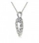 Sterling Silver Cubic Zirconia Necklace