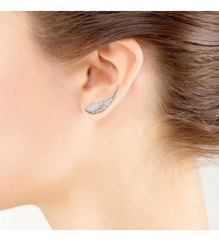 Sterling Zirconia Crawler Climber Earrings in Women's Cuffs & Wraps Earrings