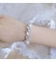 EVER FAITH Silver Tone Butterfly Bracelet