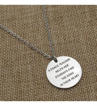 Teacher Students Stainless Pendant Necklace in Women's Pendants