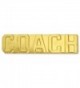 Coach Gold Chenille Sports Lapel Pin - CO11CFISF9F