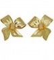RUCINNI Matt Gold Earrings - CS12NYEMNSF