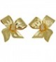 RUCINNI Matt Gold Earrings - CS12NYEMNSF