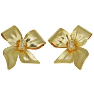 RUCINNI Matt Gold Earrings - CS12NYEMNSF