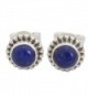 NOVICA Lapis lazuli .925 Sterling Silver Stud Earrings 'Blue Globe' - CV17YE6TU2E