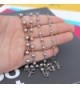 Sterling Silver Beads Rosary Bracelet in Women's Strand Bracelets