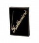 Name Necklace "Katherine" 18K Gold Plated - CU11GV66WN3