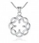 Platinum Plating Vintage Infinity Necklace - Celtic Knot - CU187Q5MRHH