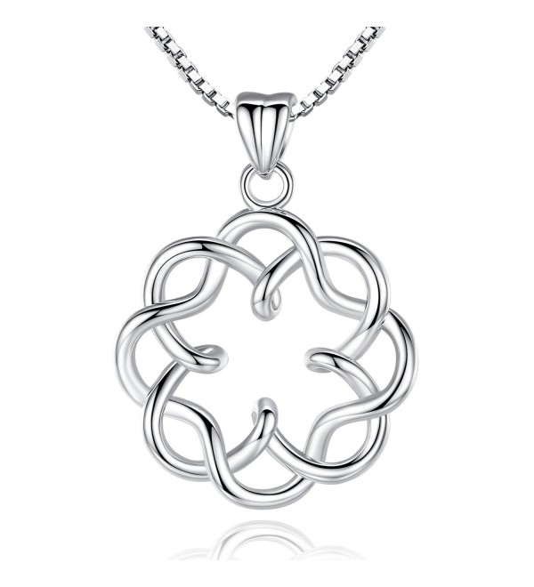 Platinum Plating Vintage Infinity Necklace - Celtic Knot - CU187Q5MRHH