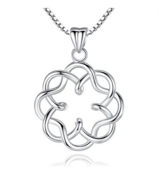 Platinum Plating Vintage Infinity Necklace - Celtic Knot - CU187Q5MRHH