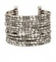 New! Boho Metal Cuff Bangle Bracelets for Women in Silver Gold or Multi Toned Copper l SPUNKYsoul Collection - CL188I943K5