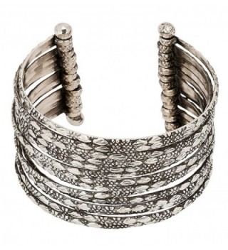 Metal Bracelet Silver SPUNKYsoul Collection in Women's Cuff Bracelets