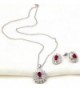 Luxury Jewelry Necklace Earrings Zirconia