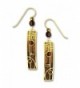 Adajio by Sienna Sky Chocolate Cream Rectangle Earrings 7446 - CZ119M6JPQ5