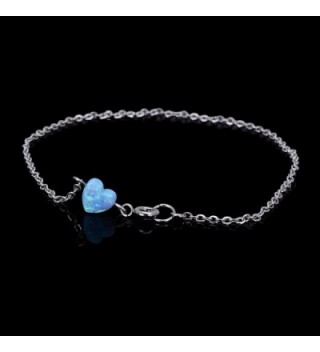 Heart shaped Anklet Semi precious Birthstone Jewelry