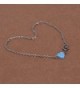 Heart shaped Anklet Semi precious Birthstone Jewelry in Women's Anklets