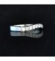 Venetia Realistic Simulated Platinum zirconia in Women's Band Rings