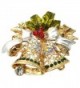 BESSKY Christmas Cute Brooch Pins Crystal Rhinestone Christmas Gift (2) - C61296UZ015
