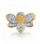 Bling Jewelry Plated Zirconia Bumble in Women's Brooches & Pins