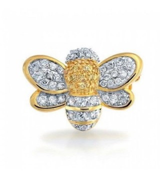 Bling Jewelry Plated Zirconia Bumble in Women's Brooches & Pins