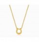 Horseshoe Necklace Pendant Gold Plated