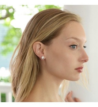 Mariell Carat Round Cut Stud Earrings in Women's Stud Earrings