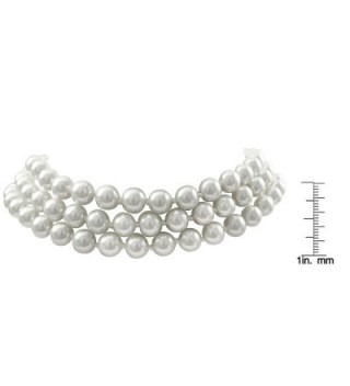 Isaac Kieran 3 Strand Necklace Extender in Women's Pearl Strand Necklaces