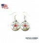 The Winter Soldier Marvel Silver Tone Cartoon Comic Logo Dangle Earrings w/Gift Box by Superheroes - C4184IMW4AI