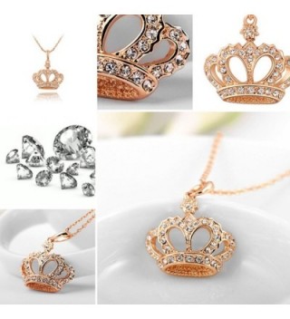 YEAHJOY Princess Necklace Platinum Austrain