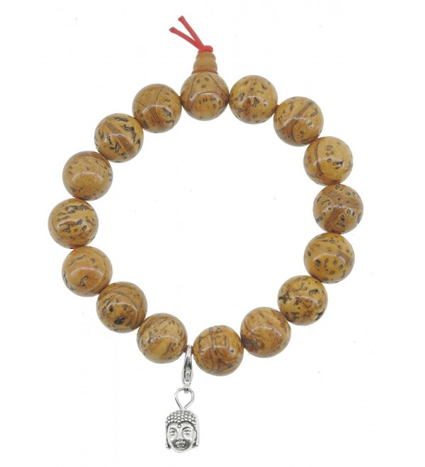 Tibetan Phoenix Eye Bodhi Seeds Bracelet- Bodhi Seed Mala- Prayer Beads - CF11L7RAY39