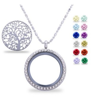 Family Tree Birthstone Necklace Jewelry
