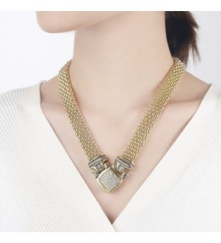 UNY Necklace Popcorn Rhinestone Classic