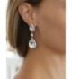 Mariell Teardrop Chandelier Earrings Bridesmaids in Women's Drop & Dangle Earrings