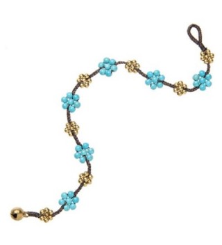 81stgeneration Womens Simulated Turquoise Bracelet