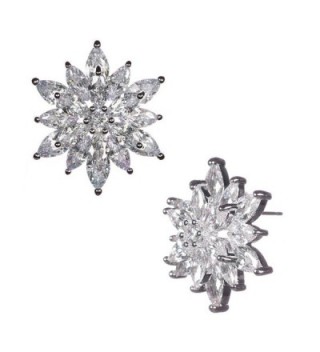 Starburst Brilliant Marquise Crystals Earrings