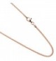 Rose-gold Plated Over Sterling Silver Chain Pop-corn Necklace. 14-16-18-20-22-24-30 Inches - CV11TAQRVML