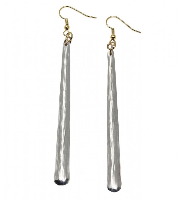 Stiletto Bark Aluminum Earrings By John S Brana Handmade Jewelry Hypoallergenic Aluminum - CG1192TN3JH