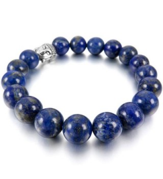 INBLUE Energy Bracelet Silver Buddha in Women's Link Bracelets