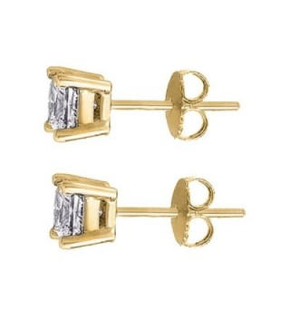 Karat Zirconia Earrings 1 00 Weight Stone