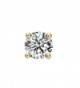 Karat Zirconia Earrings 1 00 Weight Stone in Women's Stud Earrings