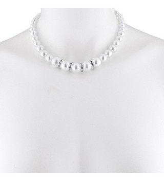 Lux Accessories Silvertone Necklace Earrings in Women's Jewelry Sets