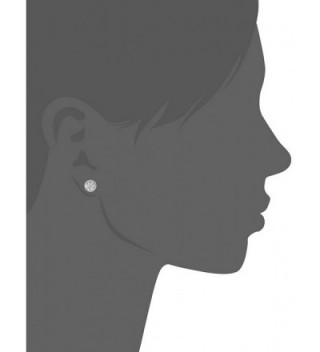 Sterling Silver Womens Zirconia Earrings
