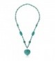 Simulated Turquoise Howlite Necklace Pendant