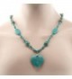 Simulated Turquoise Howlite Necklace Pendant in Women's Jewelry Sets