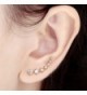OKAJEWELRY Cubic Zircon Crystal Ear Sweep Cuff Hook Earrings 1 Pair - C411QARE6PD